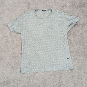 Rails Light Gray Striped Men's‎ Tee